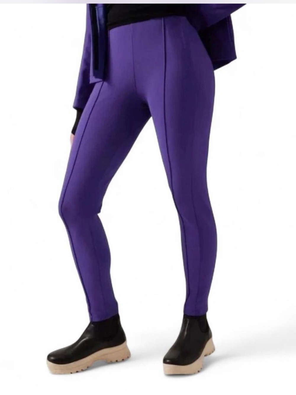 Athleta purple glacier snow leggings
